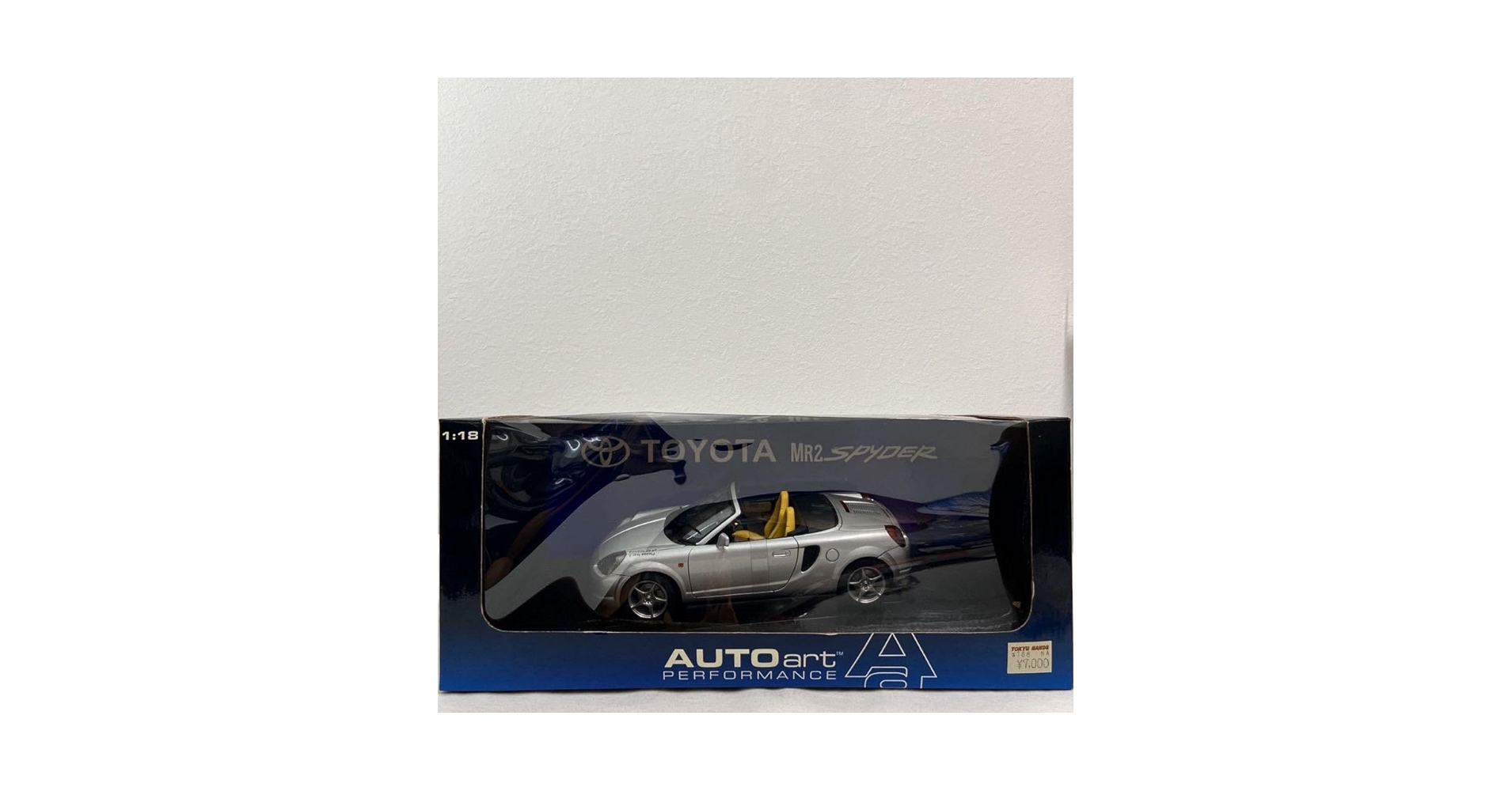AUTOart トヨタ MR-S 1/18 ダイキャストモデル Amazon | AUTOart 1/18 ミニカー MR2 SPYDER 2000年 RHD SILVER